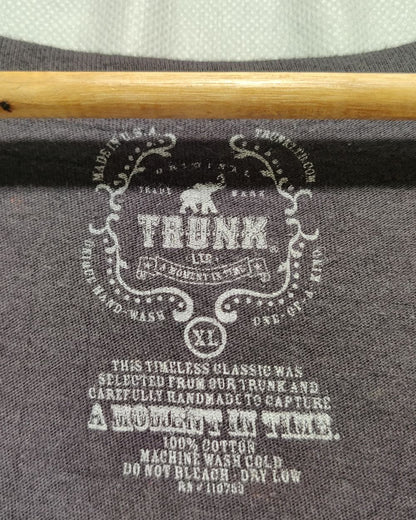 Trunk Black Cotton Vest T Shirt For Women XL