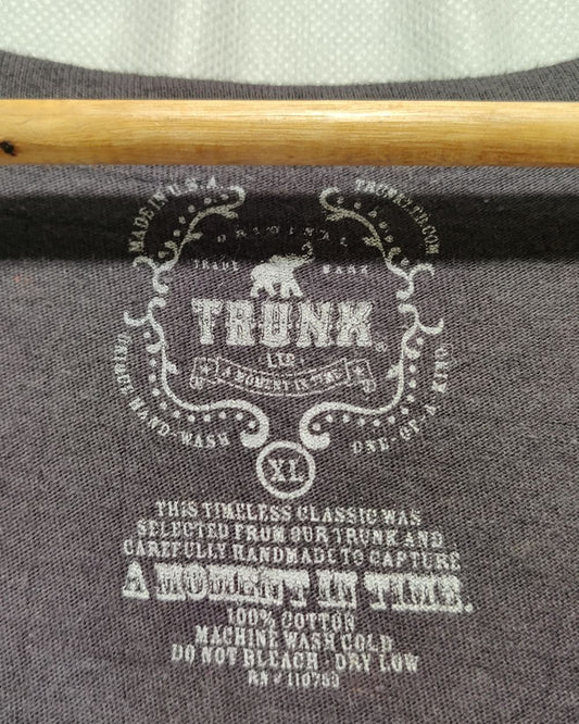 Trunk Black Cotton Vest T Shirt For Women XL