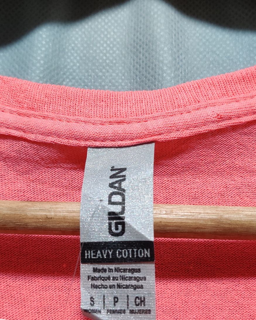 Gildan Red Cotton T Shirt For Women S