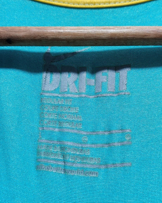 Nike Blue Cotton T Shirt For Women S