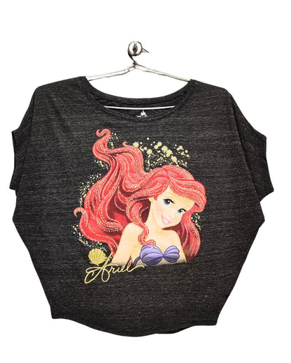 Disney Gray Cotton T Shirt For Women S