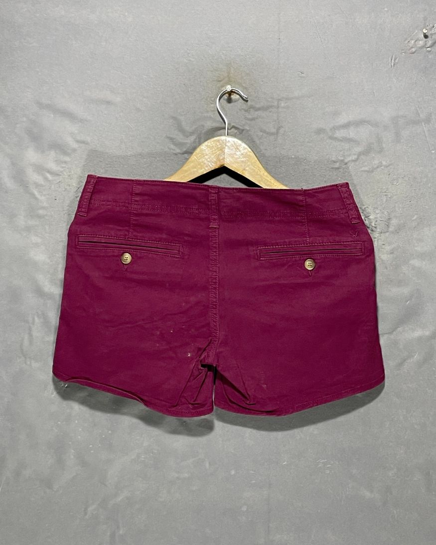 American Eagle Maroon Jeans Short For Women XL