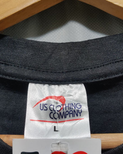 I Love Ny Black Cotton T Shirt For Women L