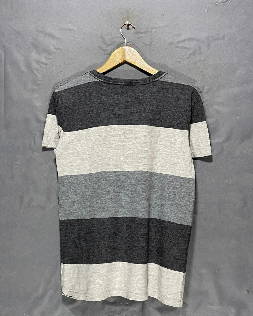 American Eagle Gray Cotton T Shirt For Women XS