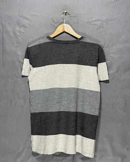 American Eagle Gray Cotton T Shirt For Women XS