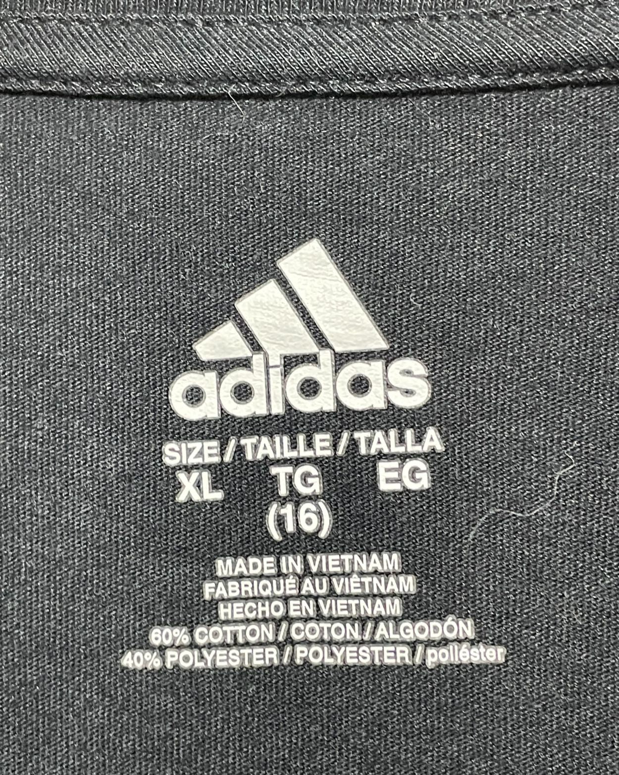 Adidas Black Cotton T Shirt For Women S