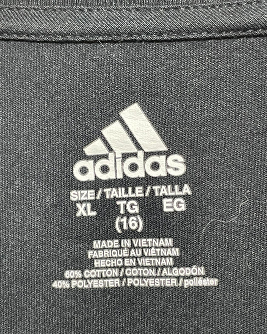 Adidas Black Cotton T Shirt For Women S