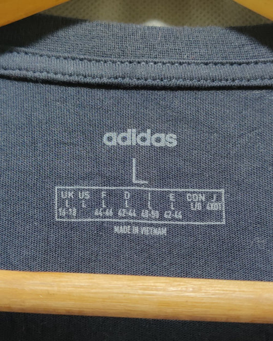 Adidas Black T Shirt For Women L