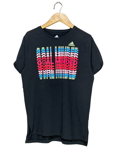 Adidas Black Cotton T Shirt For Women S