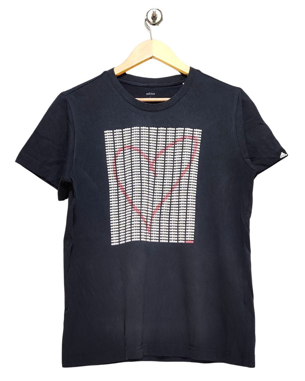 Adidas Black T Shirt For Women L