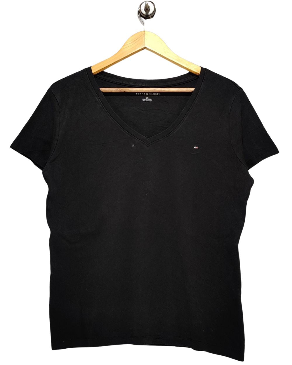 Tommy Hilfiger Black T Shirt For Women L
