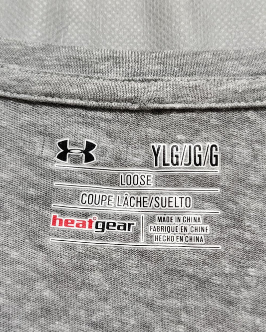 Under Armour Gray T Shirt For Women L