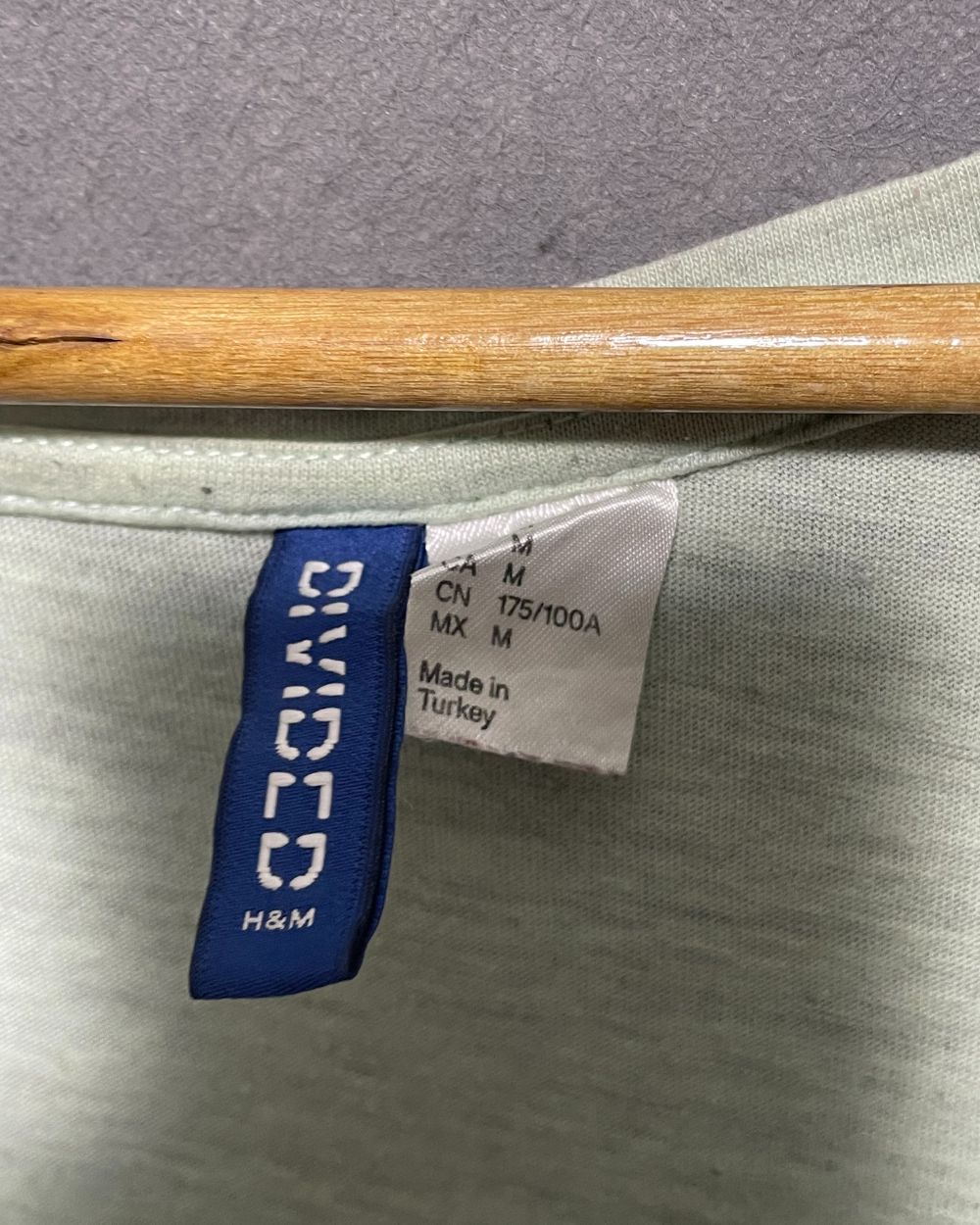 H&M Blue Cotton Vest T Shirt For Women M