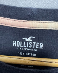 Hollister Black Cotton T Shirt For Women XS