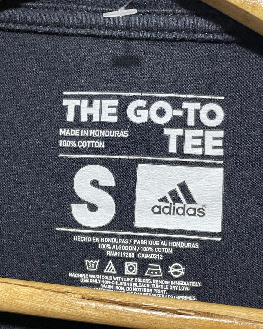 Adidas Black Cotton T Shirt For Women S