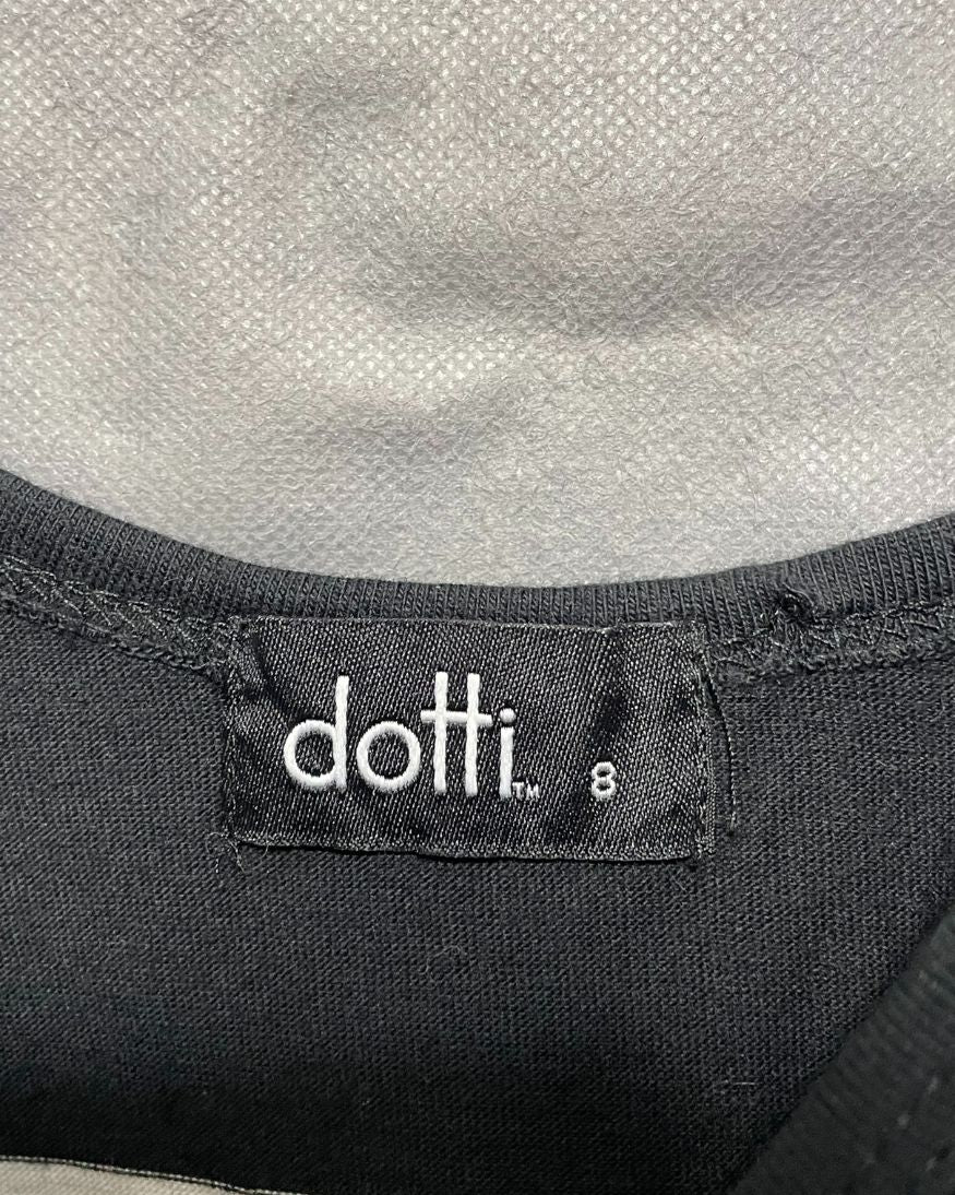 Dotti Black Cotton T Shirt For Women S