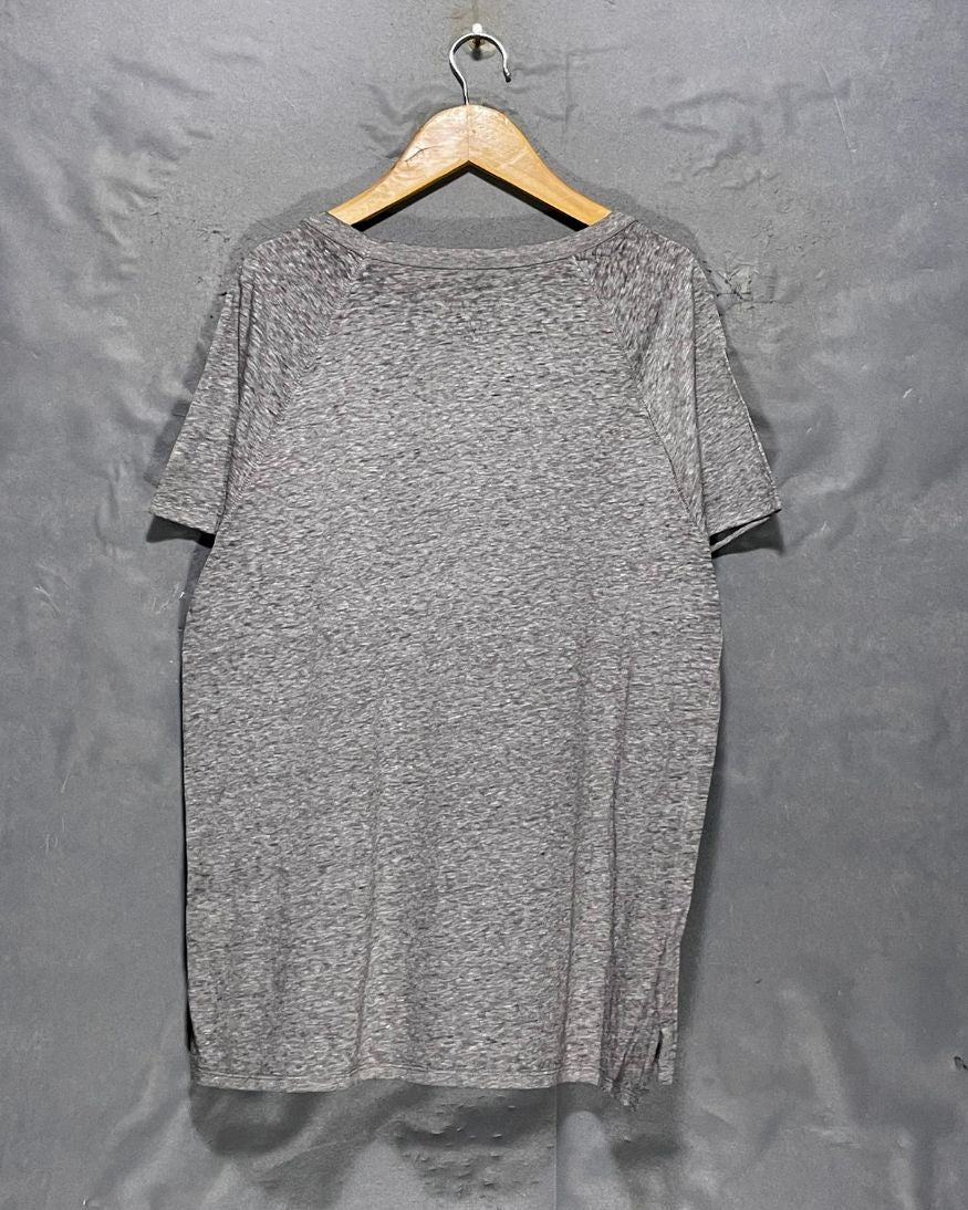 American Eagle Gray Cotton T Shirt For Women S