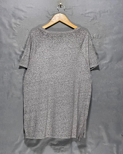 American Eagle Gray Cotton T Shirt For Women S