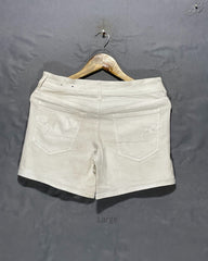 American Eagle White Jeans Short For Women Large