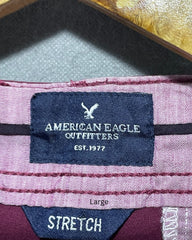 American Eagle Maroon Jeans Short For Women Large