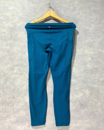 Yogalicious Lux Blue Sport Gym tights For Women