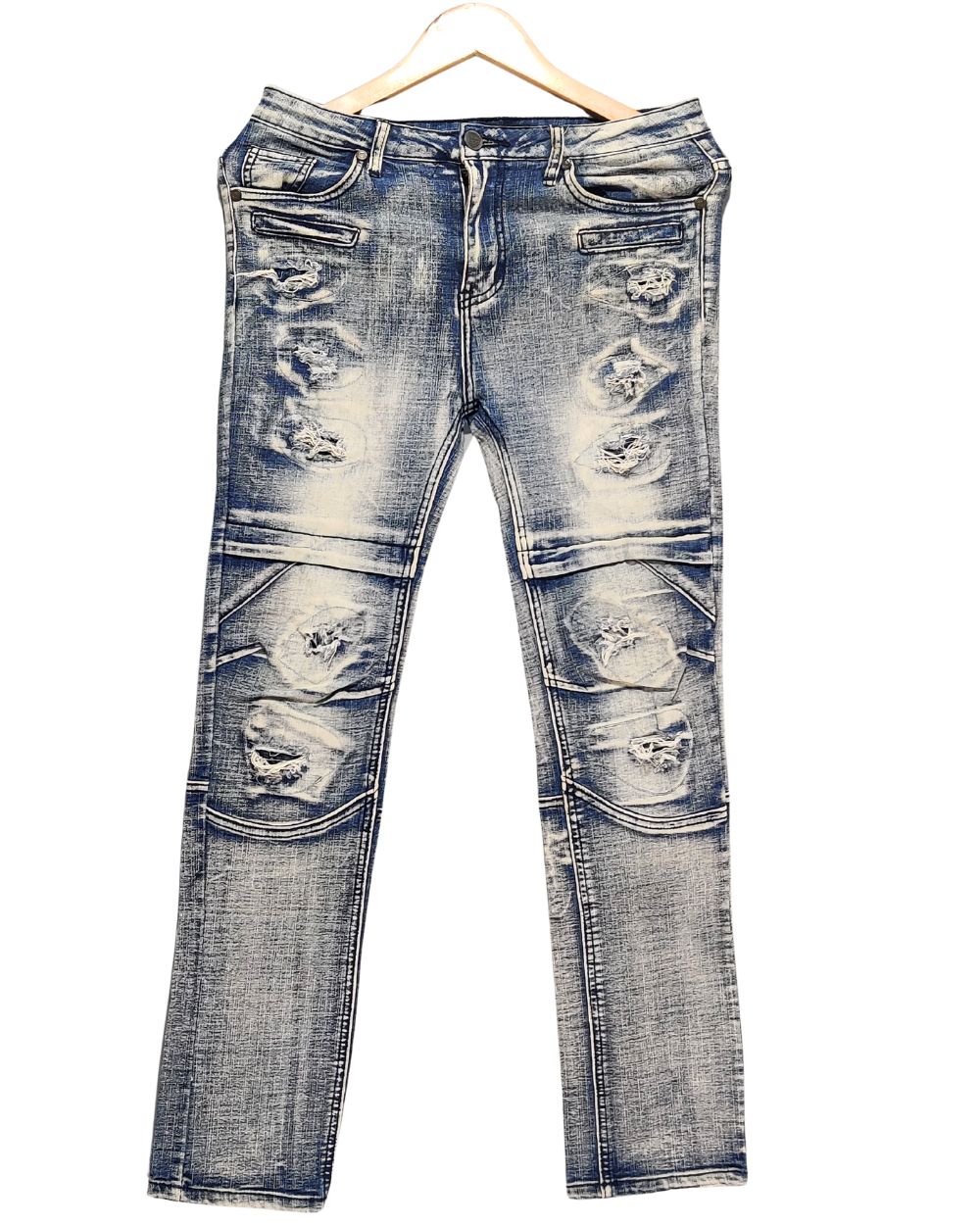 Encrypted Blue Jeans For Women L