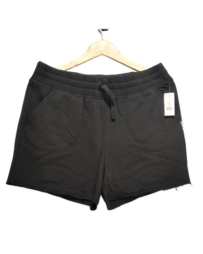 Justice Black Cotton Short For Women XL