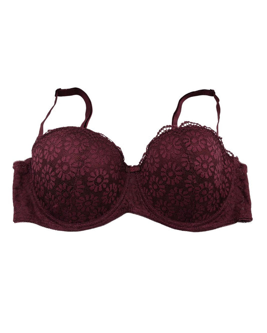Primark Maroon Bra For Women XL
