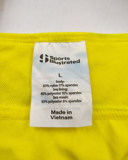Sports Illustrated Yellow Bra For Women L
