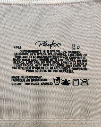 Playtex Cream Bra For Women XXL