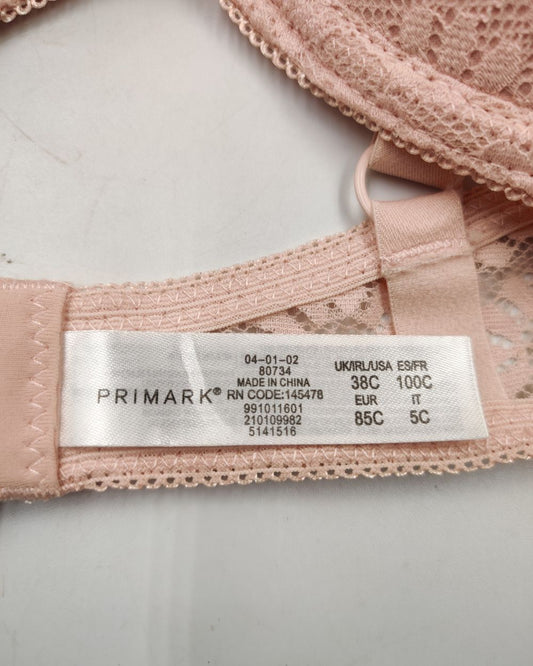Primark Cream Bra For Women XL