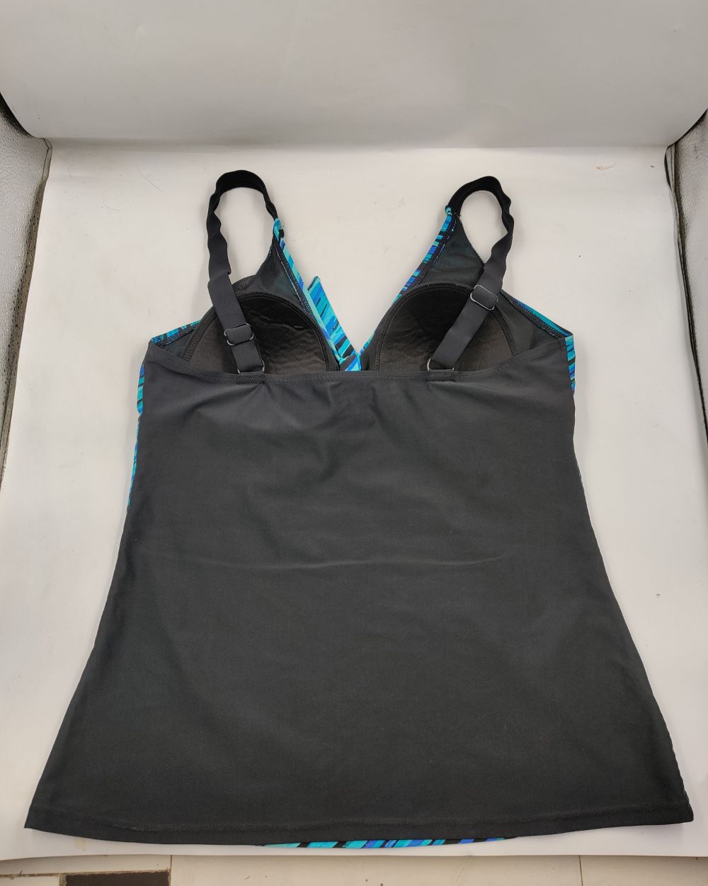 Thrift Queen Blue For Women Crop Top L