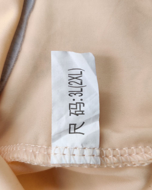 Thrift Queen Cream Bra For Women XXL