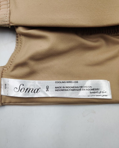 Soma Cream Bra For Women XL