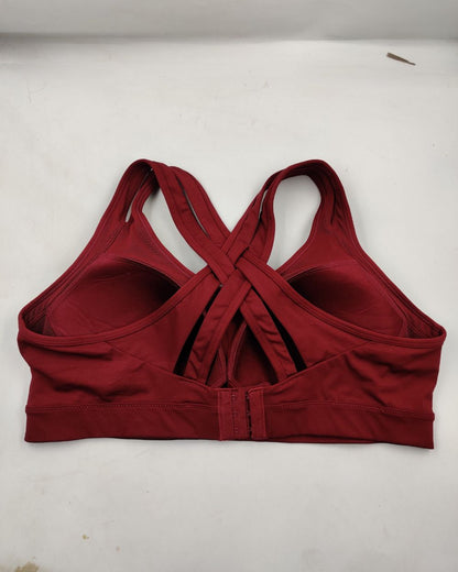 Yvette Maroon Bra For Women 3X Large