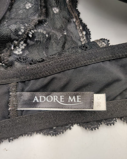 Adore Me Black Bra For Women XL