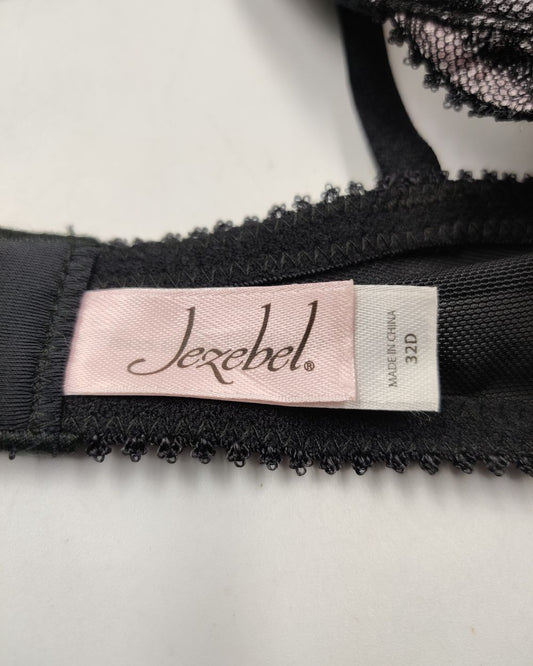 Jezebel Black Bra For Women L