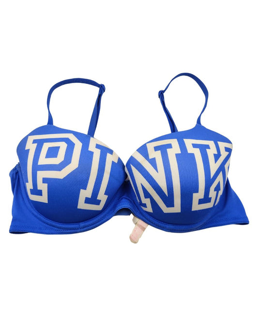 Pink Blue Bra For Women XL