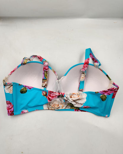 Thrift Queen Blue Bra For Women 3X Large