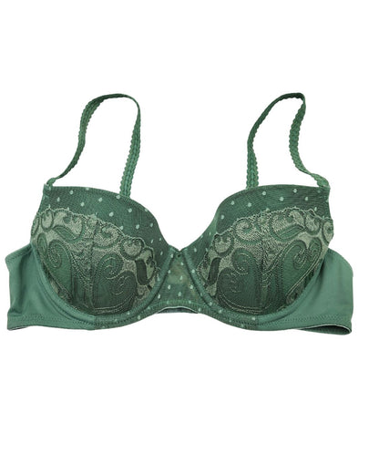 Gilligan & O'malley Green Bra For Women L