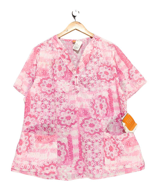 Elan Pink For Women Crop Top XXL