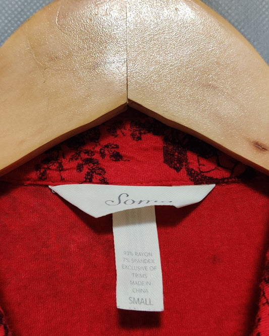 Soma Red Night Tracksuit For Women