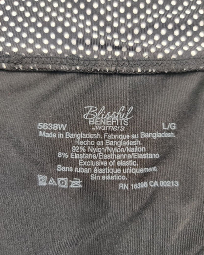 Blissful Benefits Black Underwear Women L