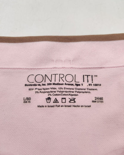 Control It Pink Underwear Women L