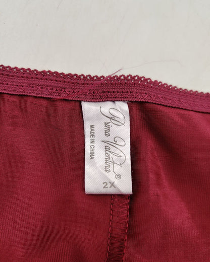 Prima Valentina Maroon Underwear Women M