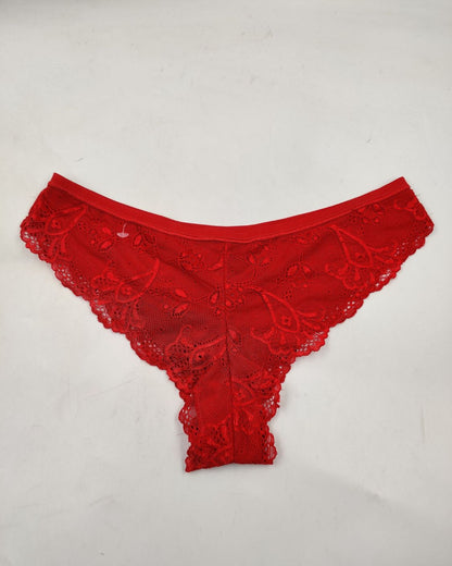 Thrift Queen Red Underwear Women M