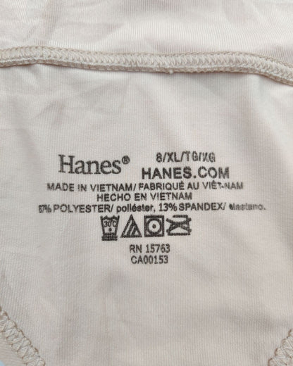Hanes Cream Underwear Women L