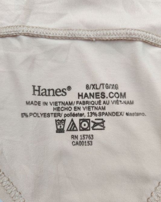 Hanes Cream Underwear Women L