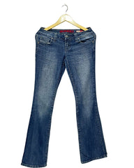 Bongo Blue Flare Jeans For Women Medium