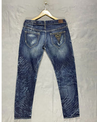 Venice Blue Flare Jeans For Women X Large